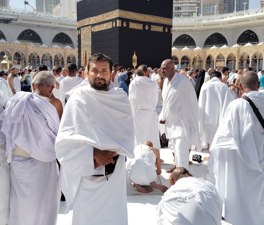 Pilgrims around Kaaba in Mecca